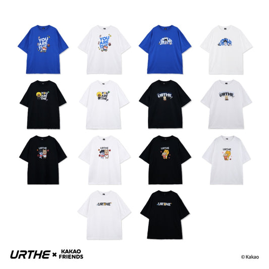 URTHE - เสื้อยืด KAKAO FRIENDS New Series Set 1
