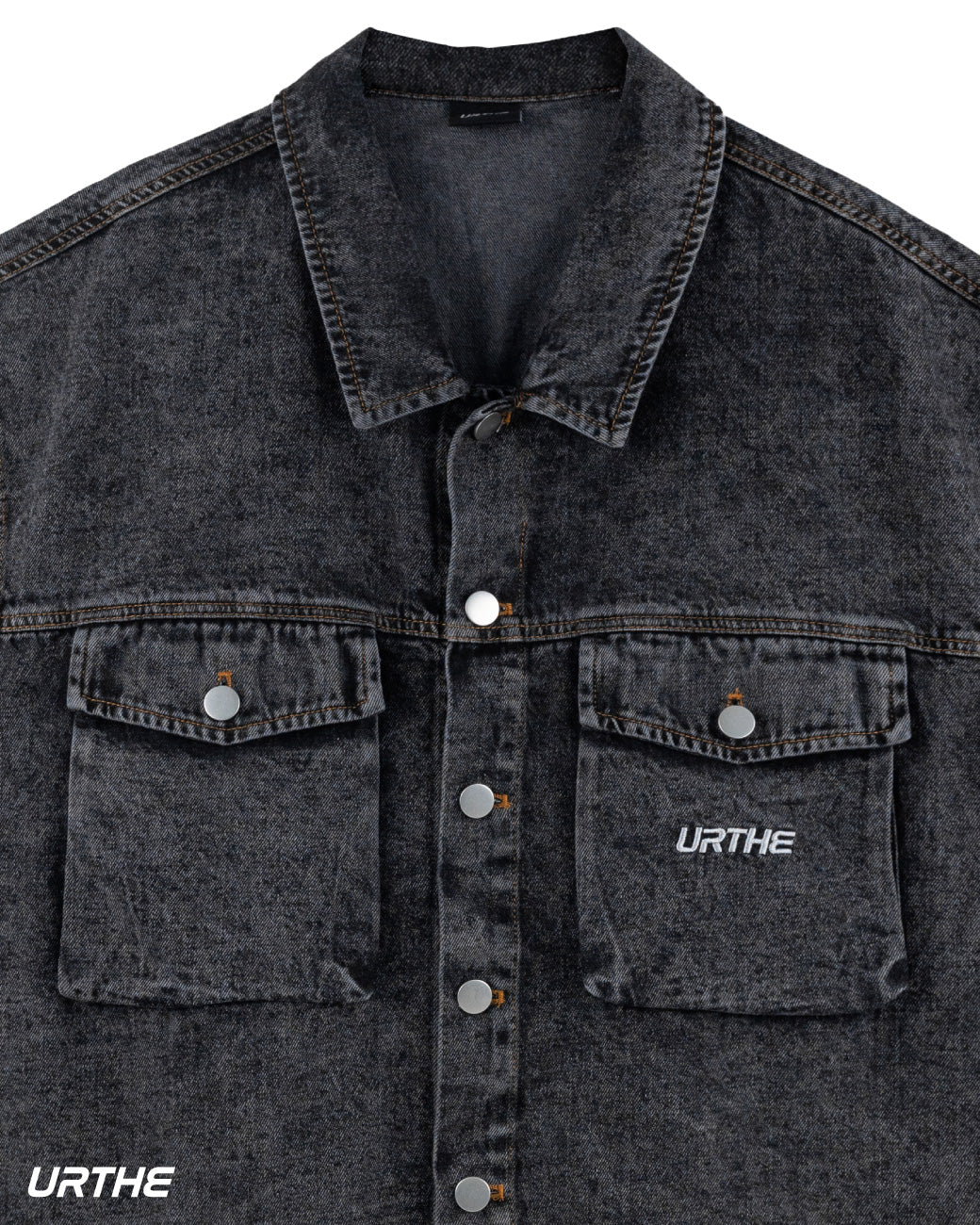 URTHE - เสื้อกั๊กยีนส์ เเขนกุด รุ่น DENIM VEST