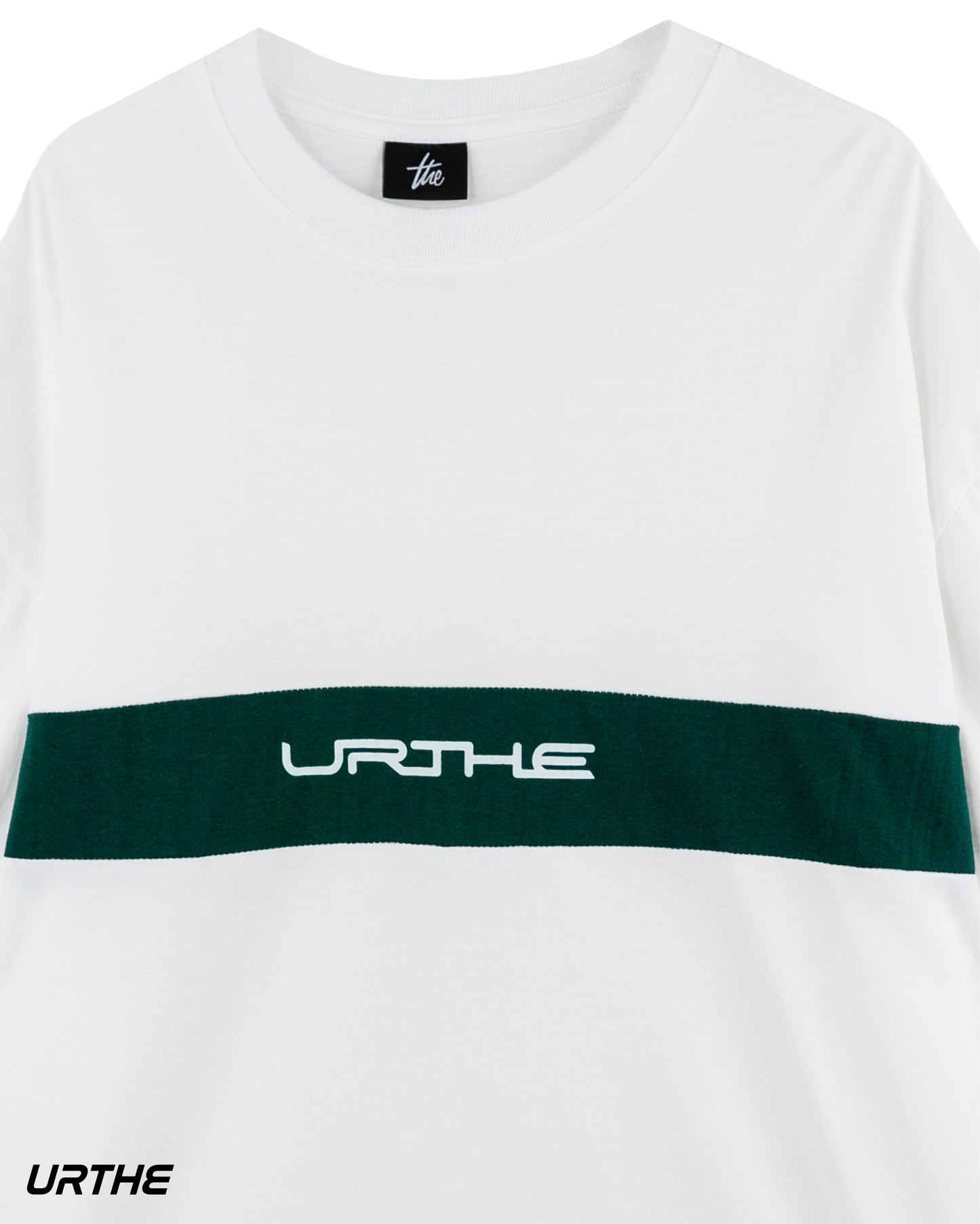 URTHE - เสื้อยืด แขนสั้น สกรีนลาย รุ่น MINI CUT OFF T-SHIRT