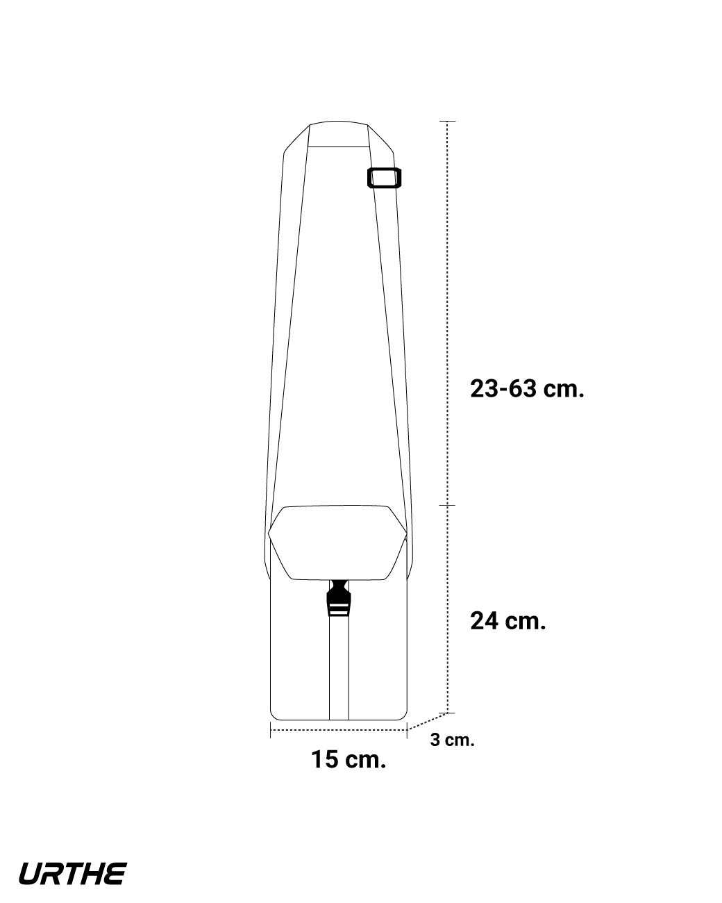 URTHE - กระเป๋าสะพาย รุ่น PHONE BAG 2.0