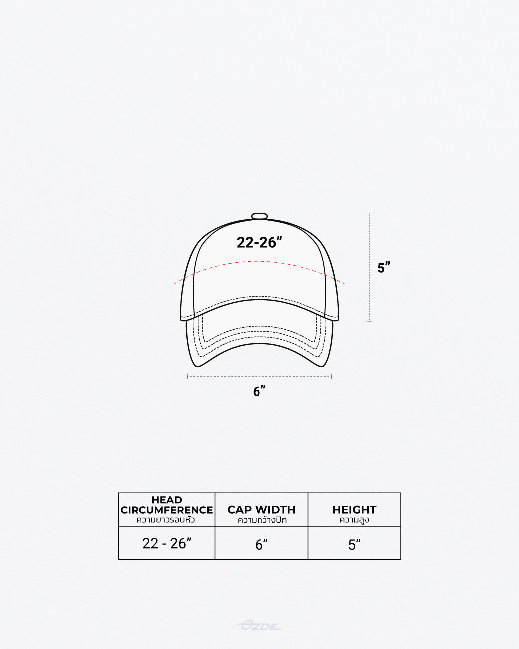 OZDE. - หมวกแก็ป รุ่น OZ CAPST