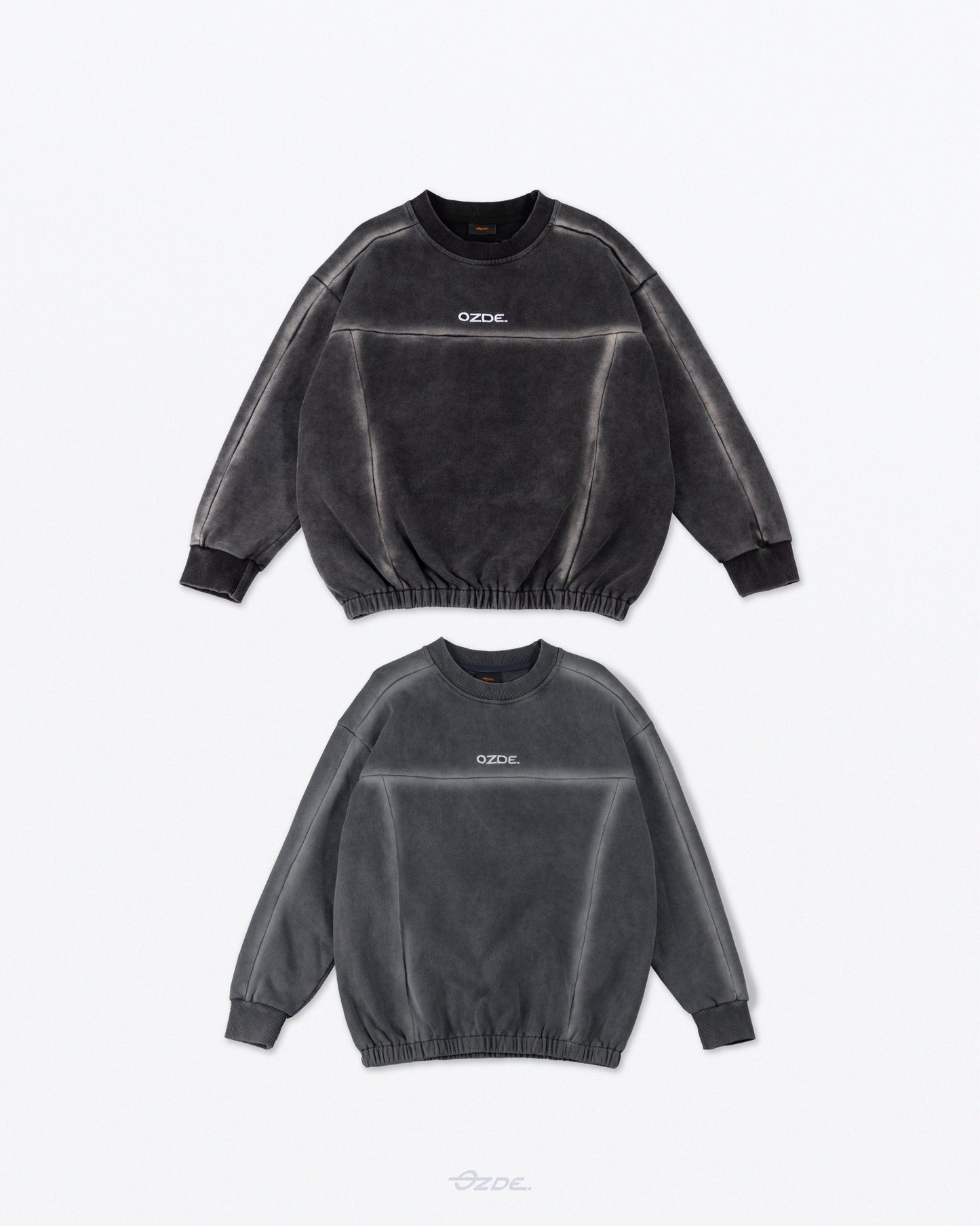 OZDE. - เสื้อสเวตเตอร์ เเขนยาว ผ้าฟอก รุ่น OZDE MOON SWEATER