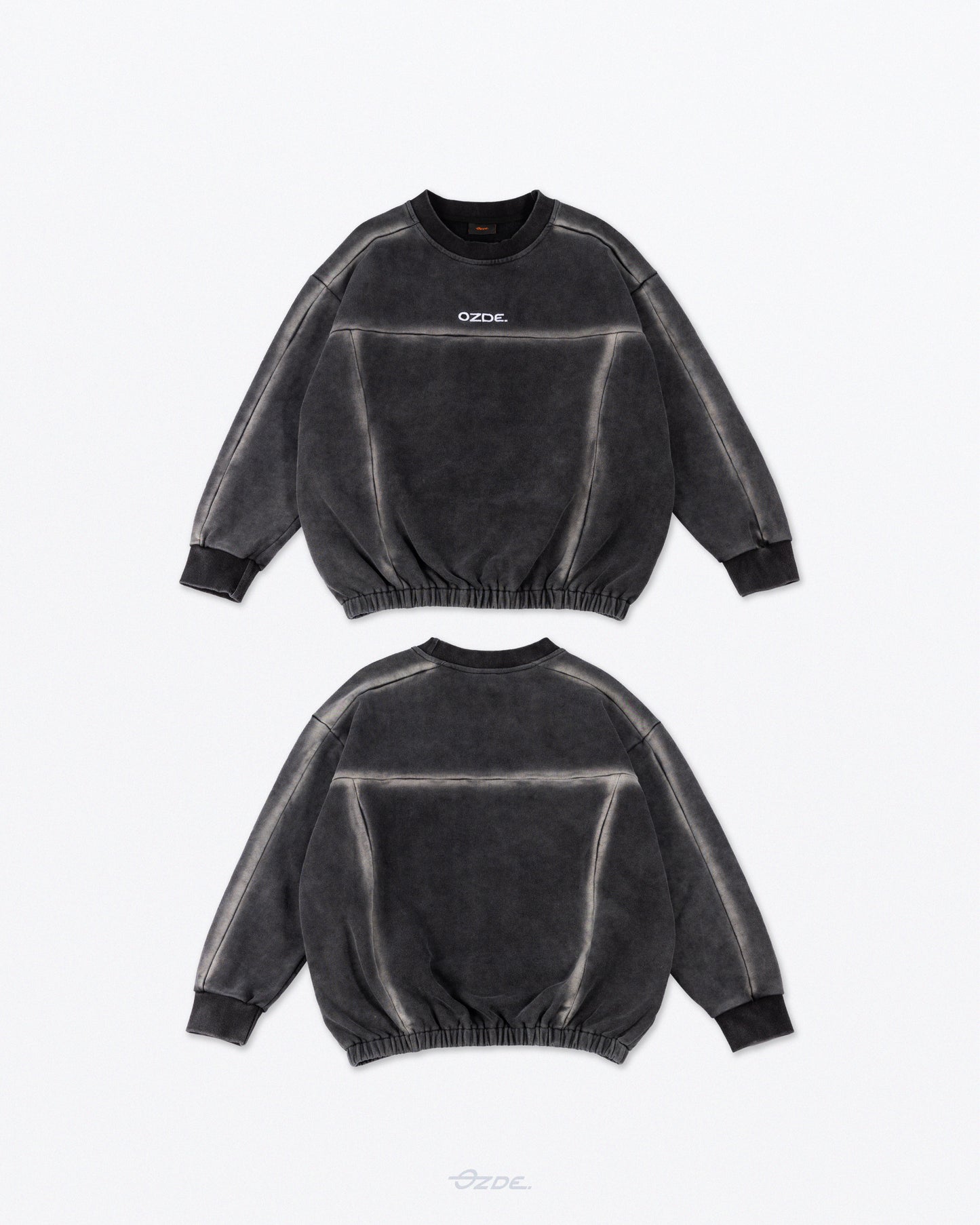 OZDE. - เสื้อสเวตเตอร์ เเขนยาว ผ้าฟอก รุ่น OZDE MOON SWEATER