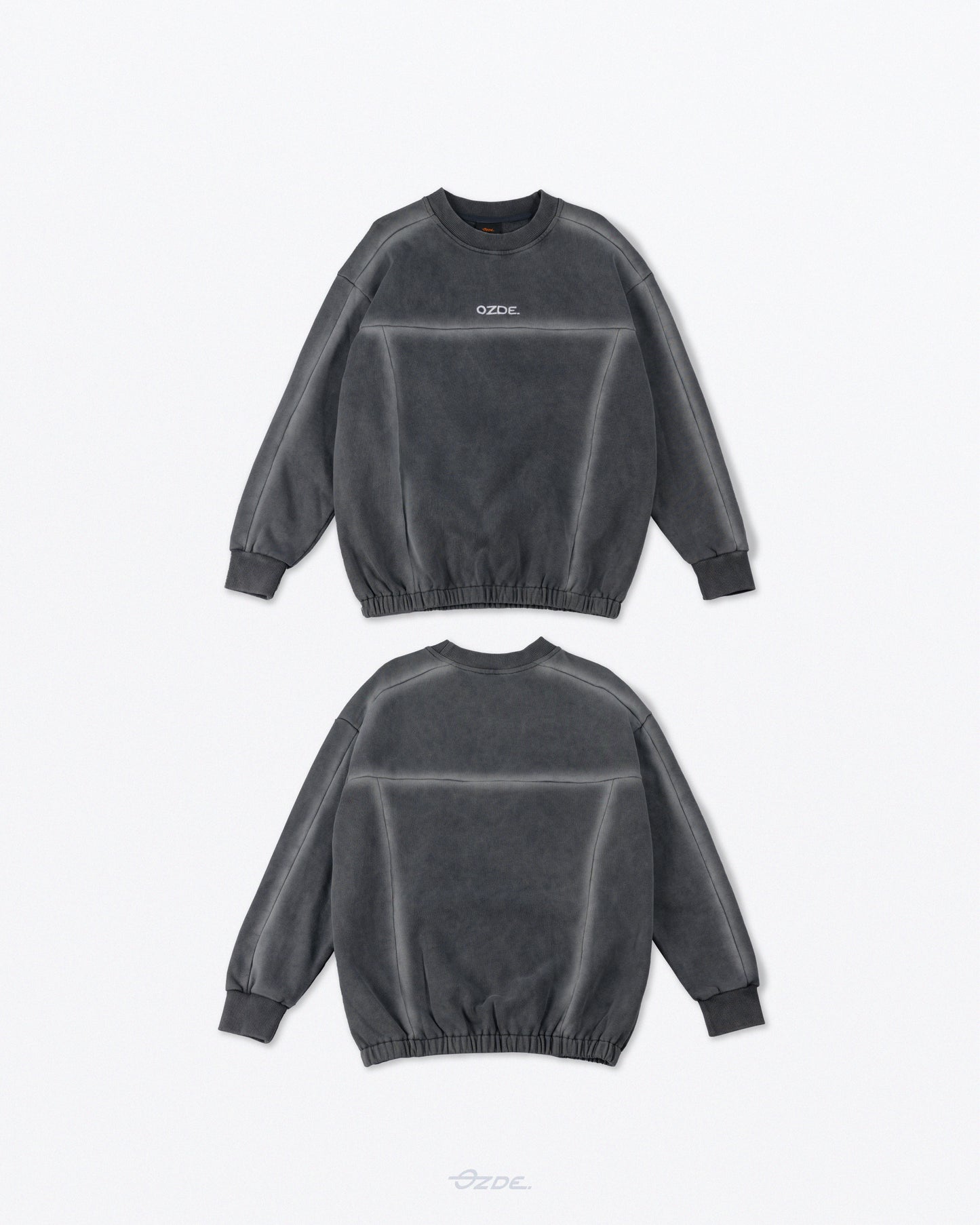 OZDE. - เสื้อสเวตเตอร์ เเขนยาว ผ้าฟอก รุ่น OZDE MOON SWEATER