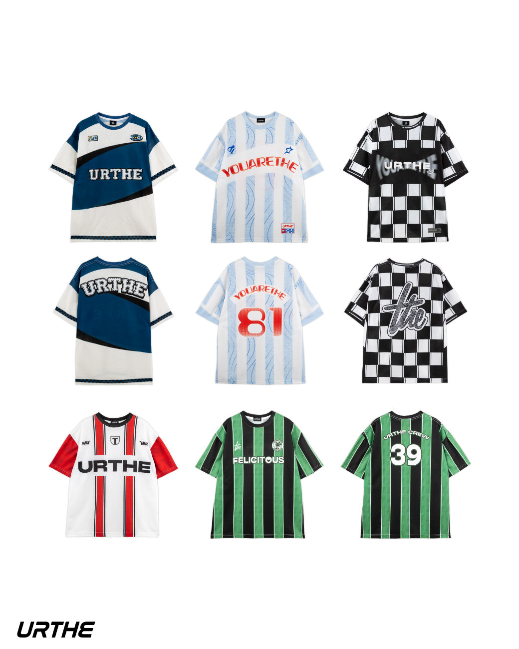 URTHE - เสื้อยืด เเขนสั้น ปริ้นลาย รุ่น URTHE F.C.