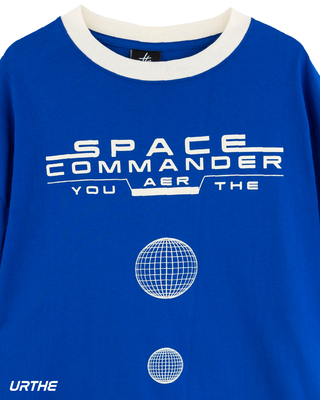 URTHE - เสื้อยืด แขนสั้น Oversize รุ่น SPACE COMMANDER OVS