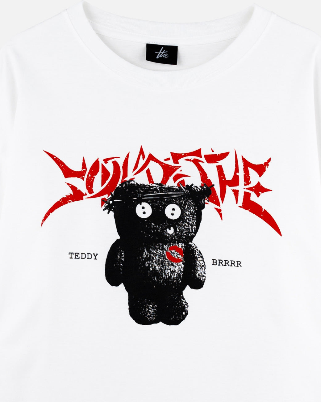 URTHE - เสื้อยืด แขนสั้น Oversize สกรีนลาย รุ่น TEDDY BRRRR