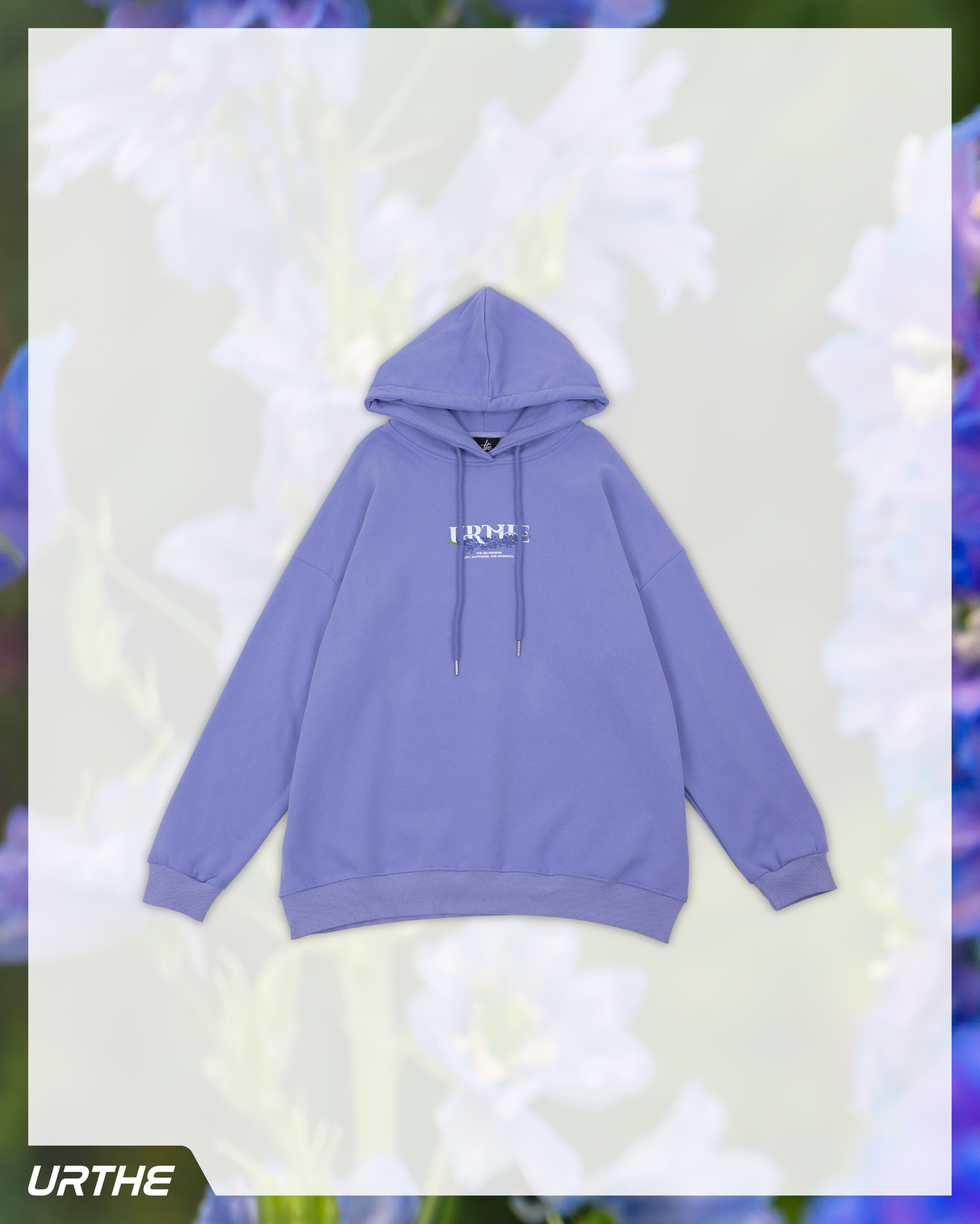 URTHE - เสื้อแขนยาว มีฮู้ด รุ่น THE DELPHINIUM HOODIE