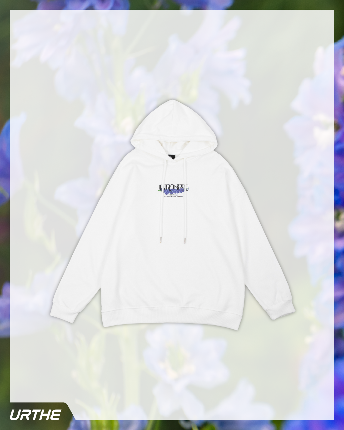 URTHE - เสื้อแขนยาว มีฮู้ด รุ่น THE DELPHINIUM HOODIE