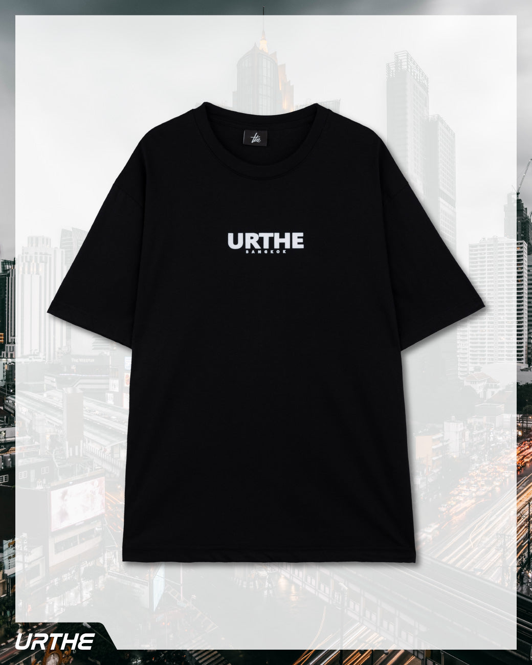 URTHE - เสื้อยืด แขนสั้น สกรีนลาย รุ่น URTHE BKK 2.0