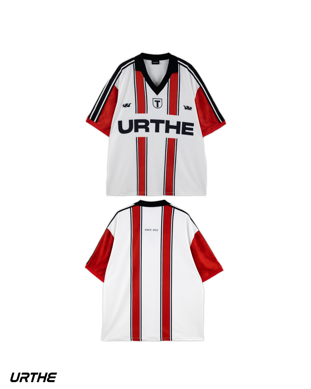 URTHE - เสื้อโปโล เเขนสั้น ปริ้นลาย รุ่น URTHE F.C.