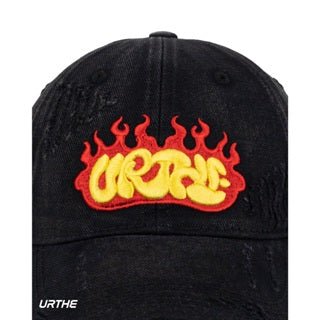 URTHE - หมวกแก๊ป ปักลาย รุ่น FIRE SPIRIT CAP