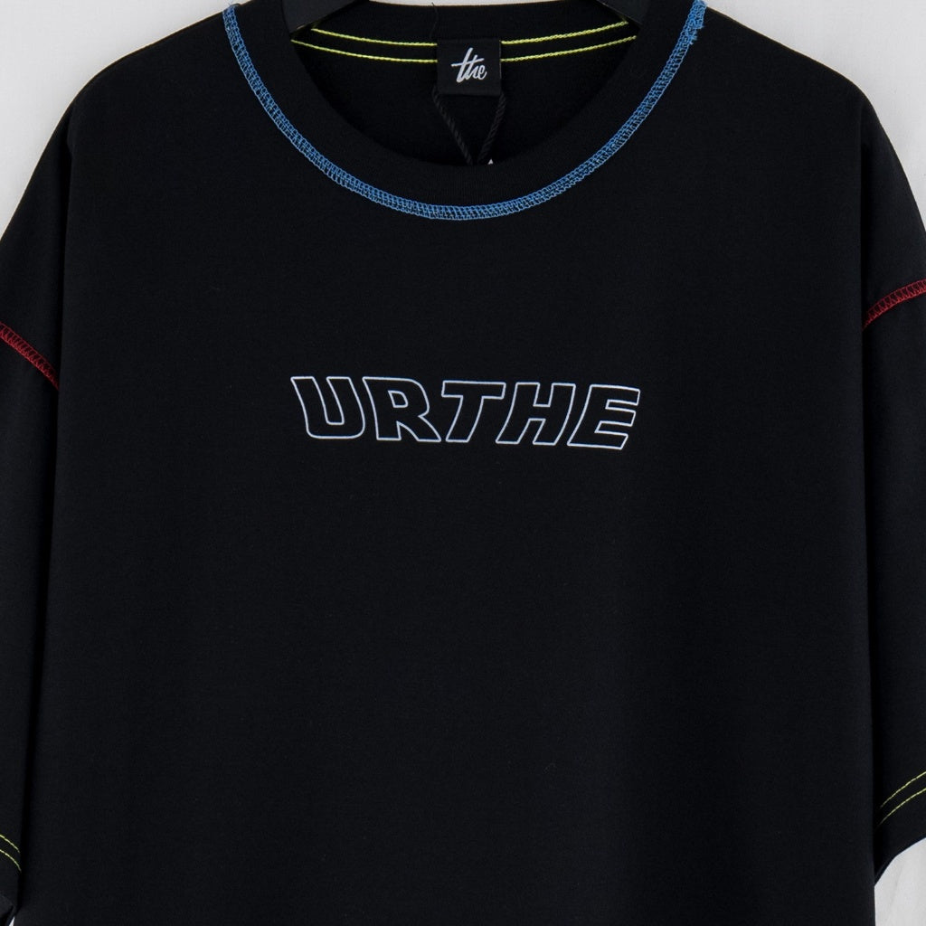 URTHE - เสื้อยืด แขนสั้น สกรีนลาย รุ่น INVERTED