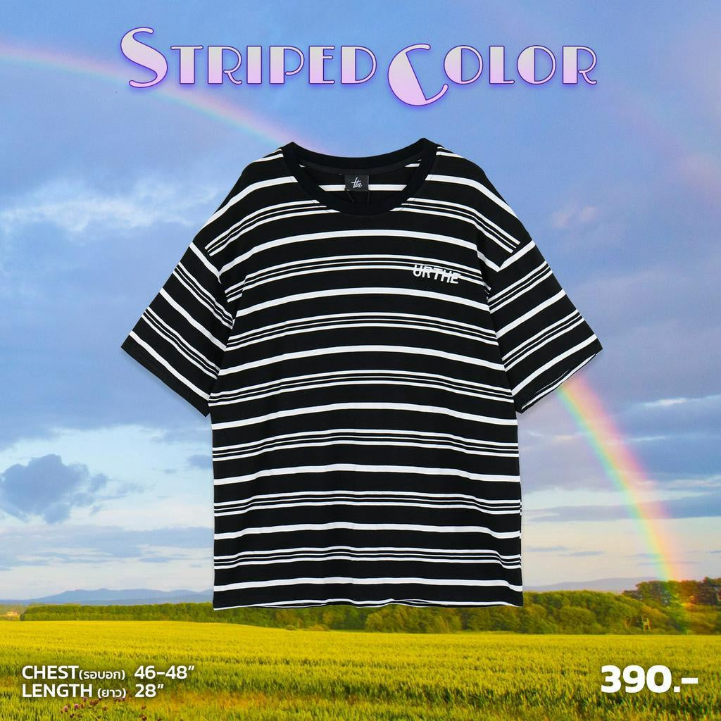 Urthe - เสื้อยืด ลายทาง รุ่น STRIPED COLOR