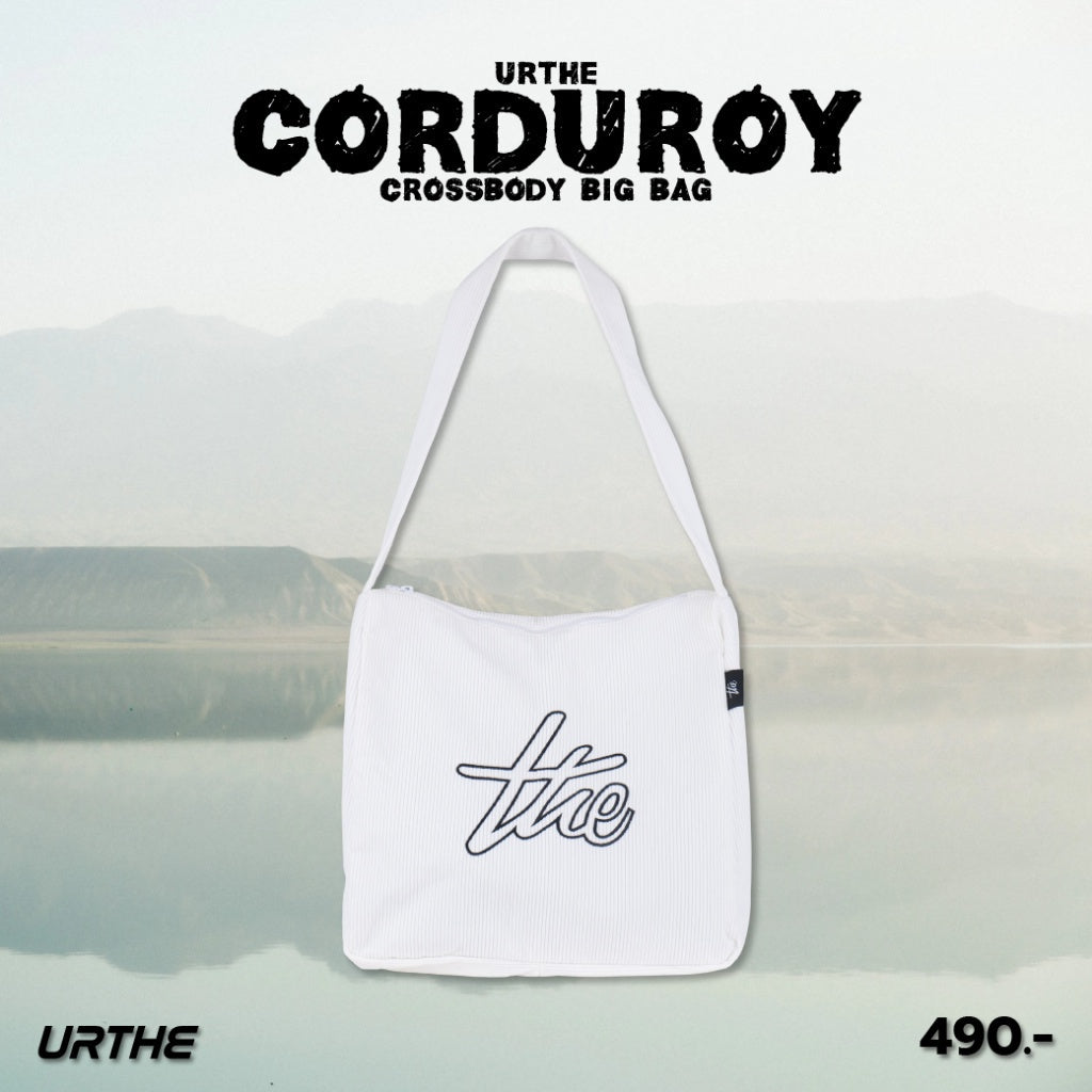 Urthe - กระเป๋าลูกฟูก สะพายข้าง รุ่น CORDUROY BIG BAG