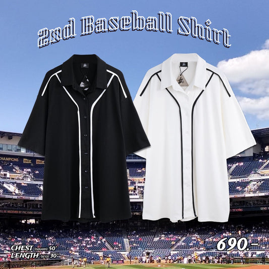 URTHE - เสื้อเชิ้ต รุ่น 2ND BASEBALL SHIRT