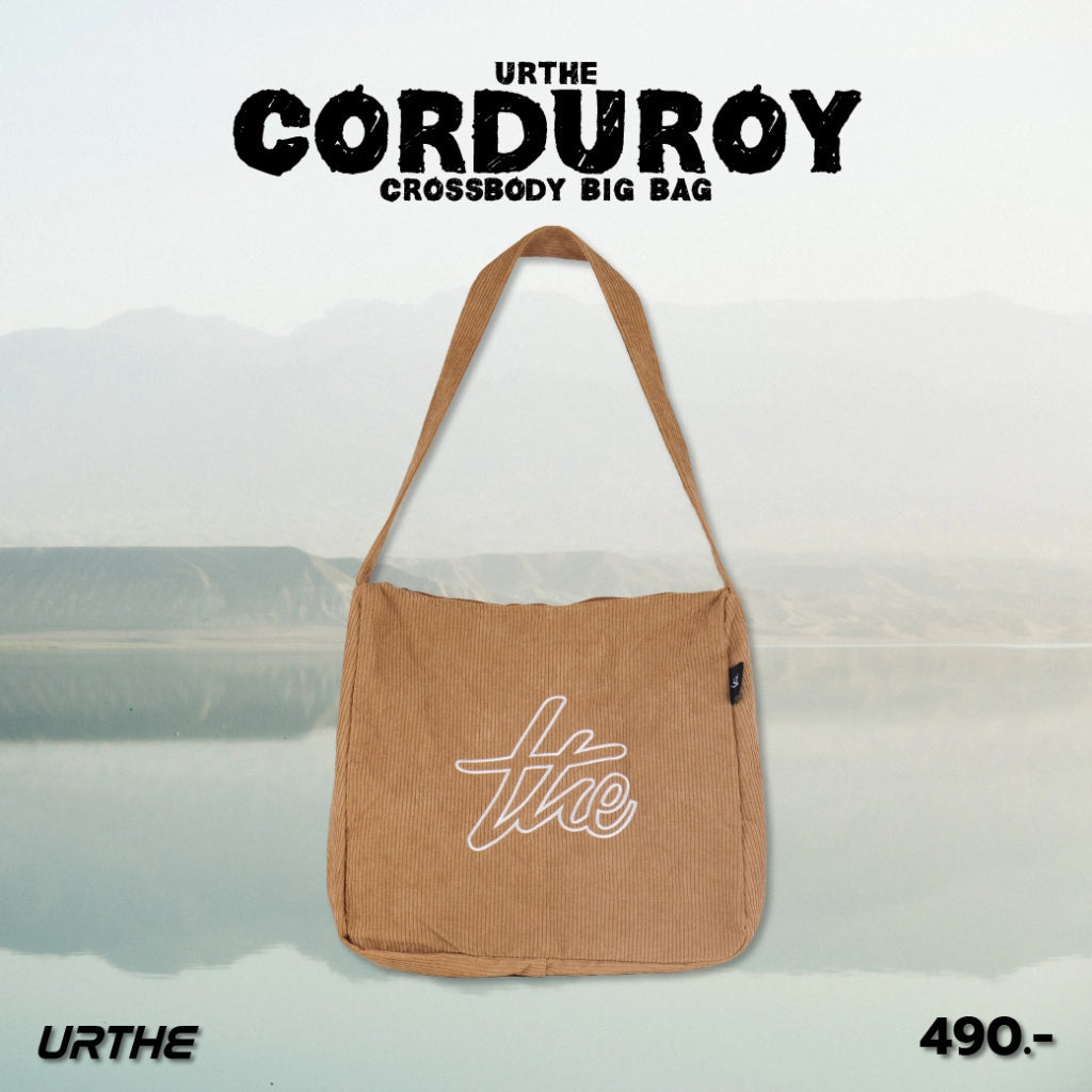 Urthe - กระเป๋าลูกฟูก สะพายข้าง รุ่น CORDUROY BIG BAG