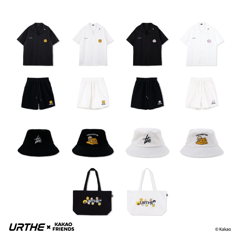 URTHE - เสื้อเชิ้ต KAKAO FRIENDS New Series Set 2