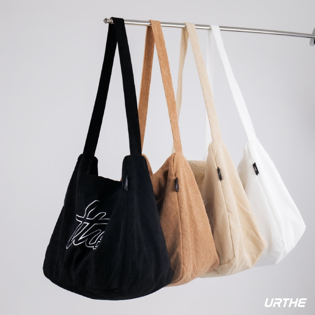 Urthe - กระเป๋าลูกฟูก สะพายข้าง รุ่น CORDUROY BIG BAG