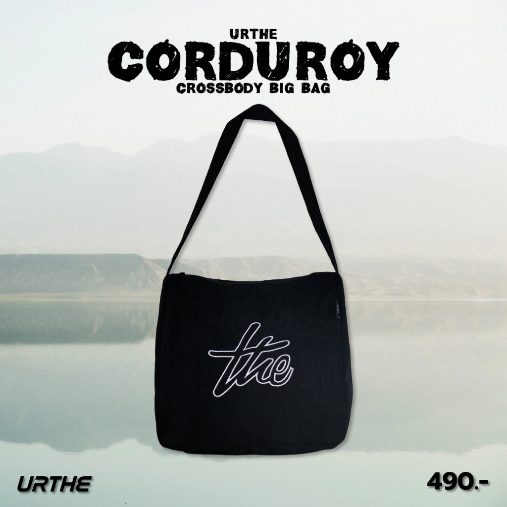 Urthe - กระเป๋าลูกฟูก สะพายข้าง รุ่น CORDUROY BIG BAG