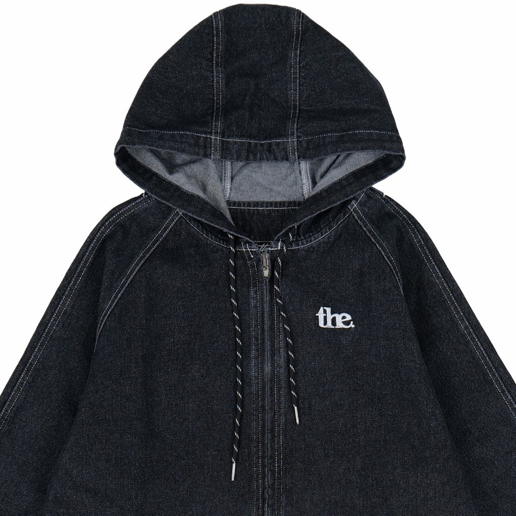 Urthe - เสื้อแขนยาวฮู้ดดี้ รุ่น HOODED JEAN JACKET