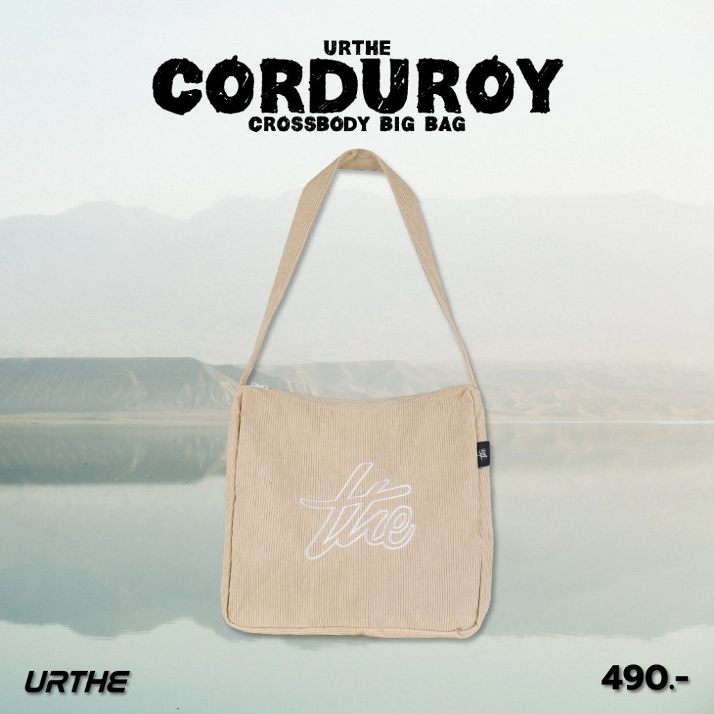 Urthe - กระเป๋าลูกฟูก สะพายข้าง รุ่น CORDUROY BIG BAG