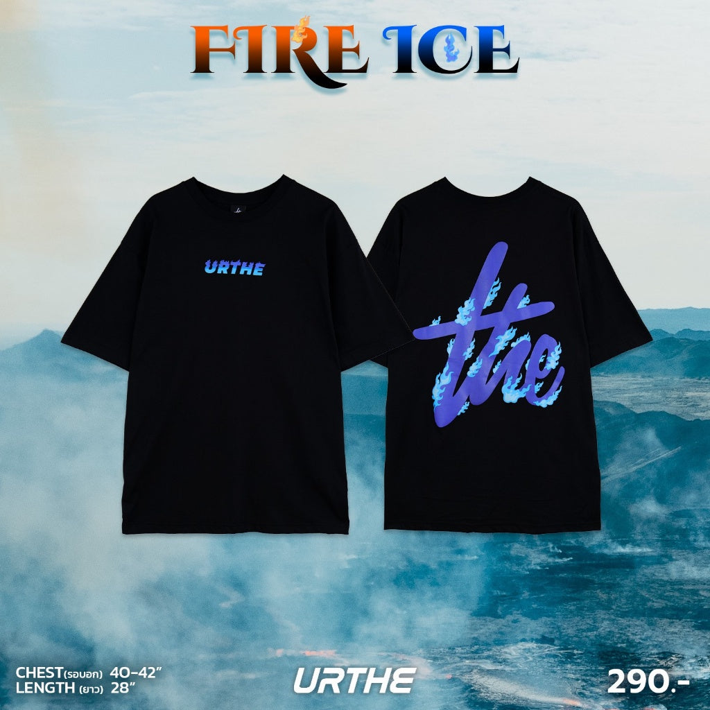 Urthe - เสื้อยืด แขนยาว รุ่น FIRE ICE