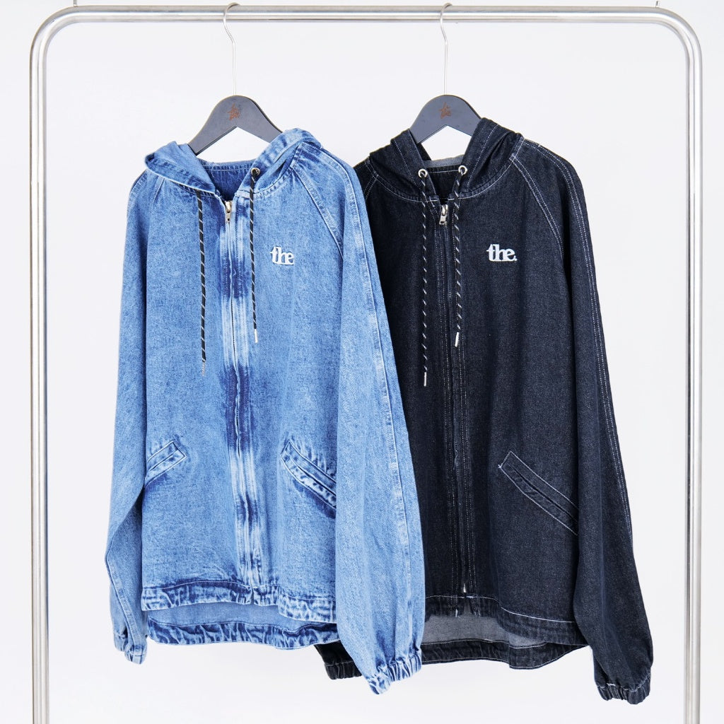 Urthe - เสื้อแขนยาวฮู้ดดี้ รุ่น HOODED JEAN JACKET