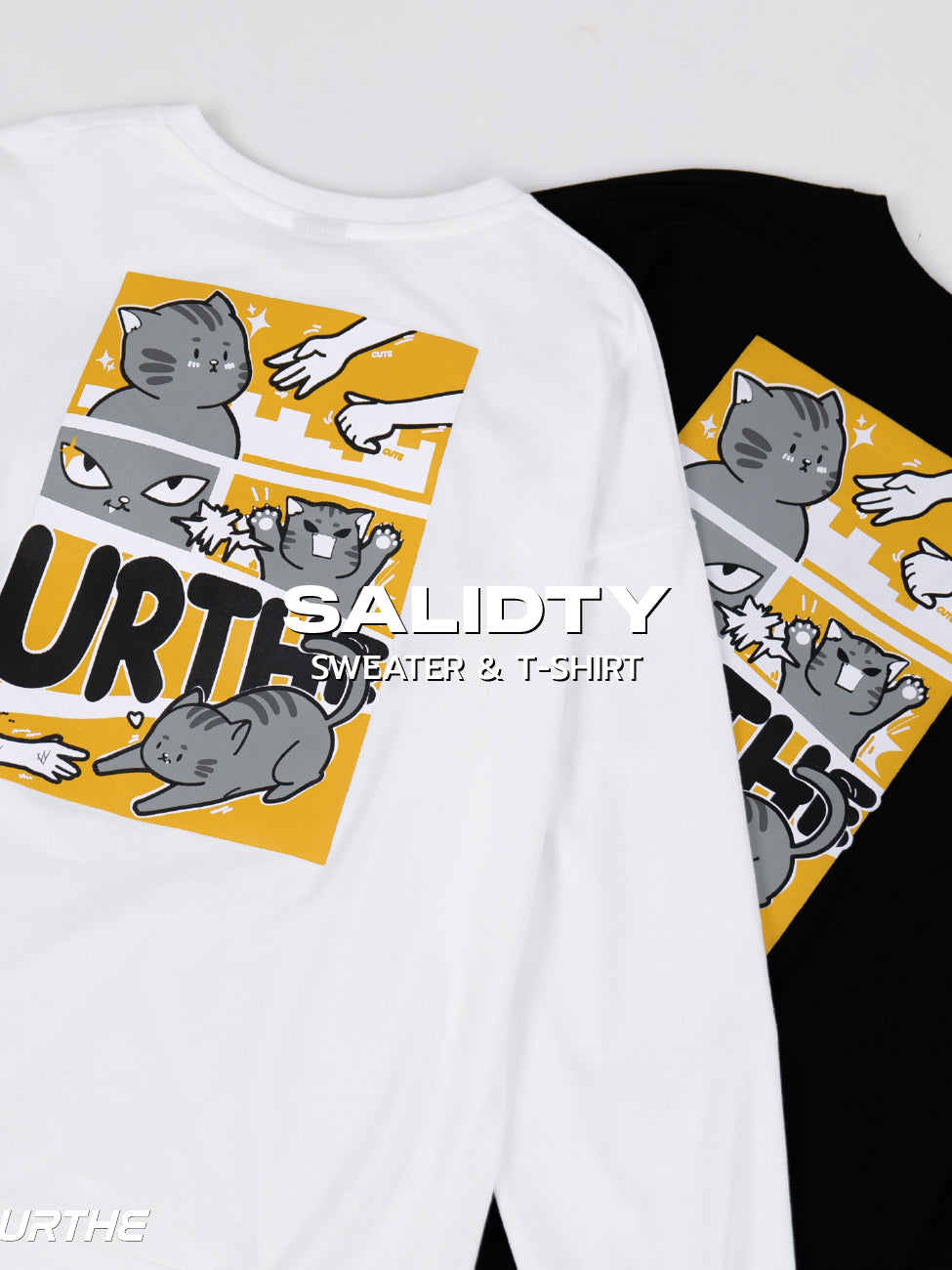 Urthe - เสื้อยืด เสื้อแขนยาว สกรีนลาย รุ่น SLIDTY