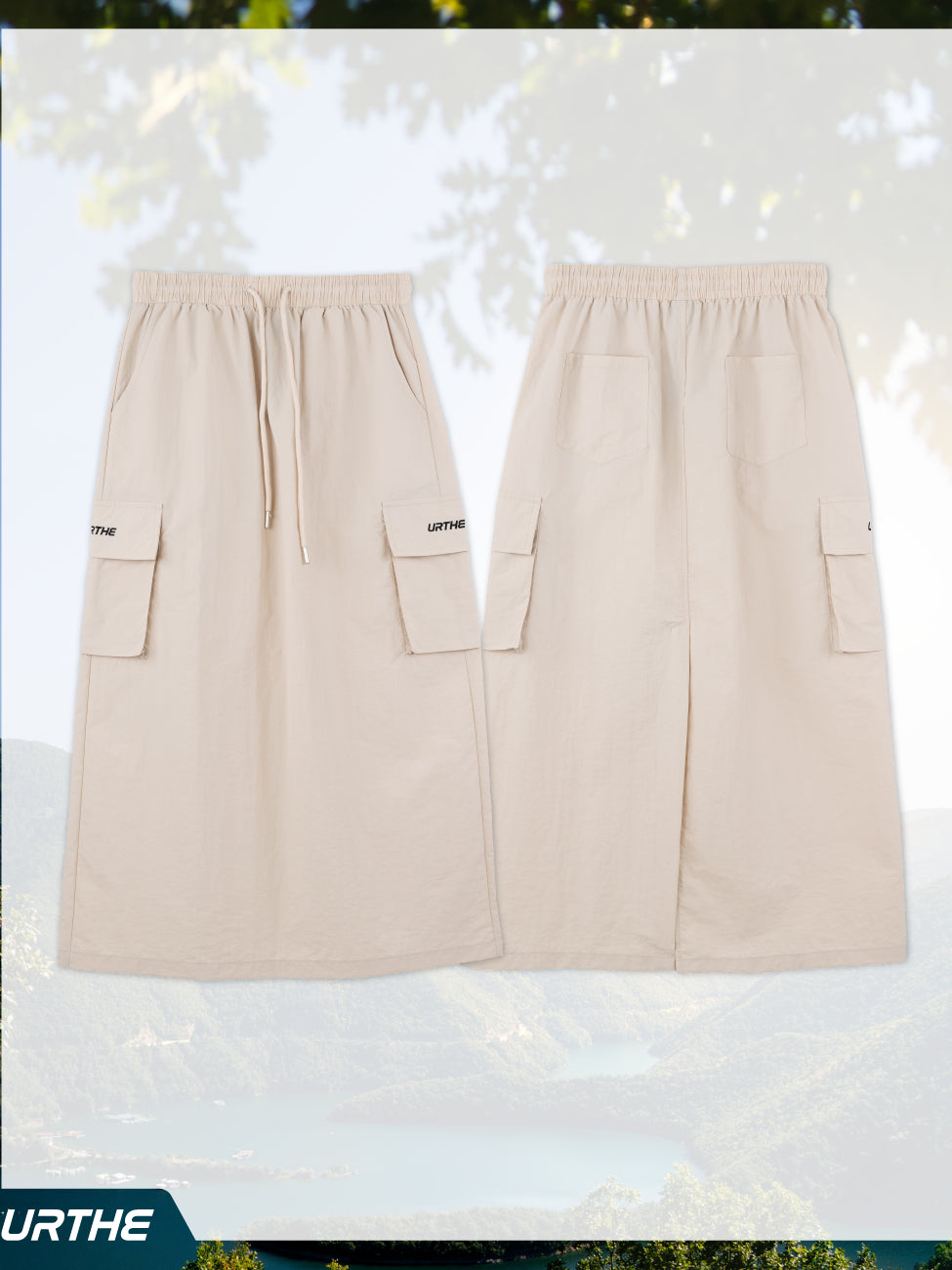 URTHE - กระโปรงยาว คาร์โก้ รุ่น CARGO SKIRT