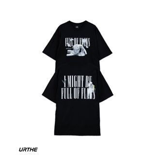 URTHE - เสื้อยืด แขนสั้น สกรีนลาย รุ่น UNISEX DFT