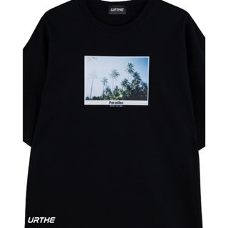 URTHE - เสื้อยืด แขนสั้น UNISEX สกรีนลาย รุ่น DFT DEC