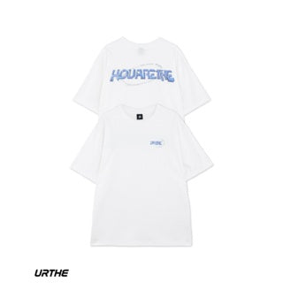 URTHE - เสื้อยืด แขนสั้น สกรีนลาย รุ่น UNISEX DFT