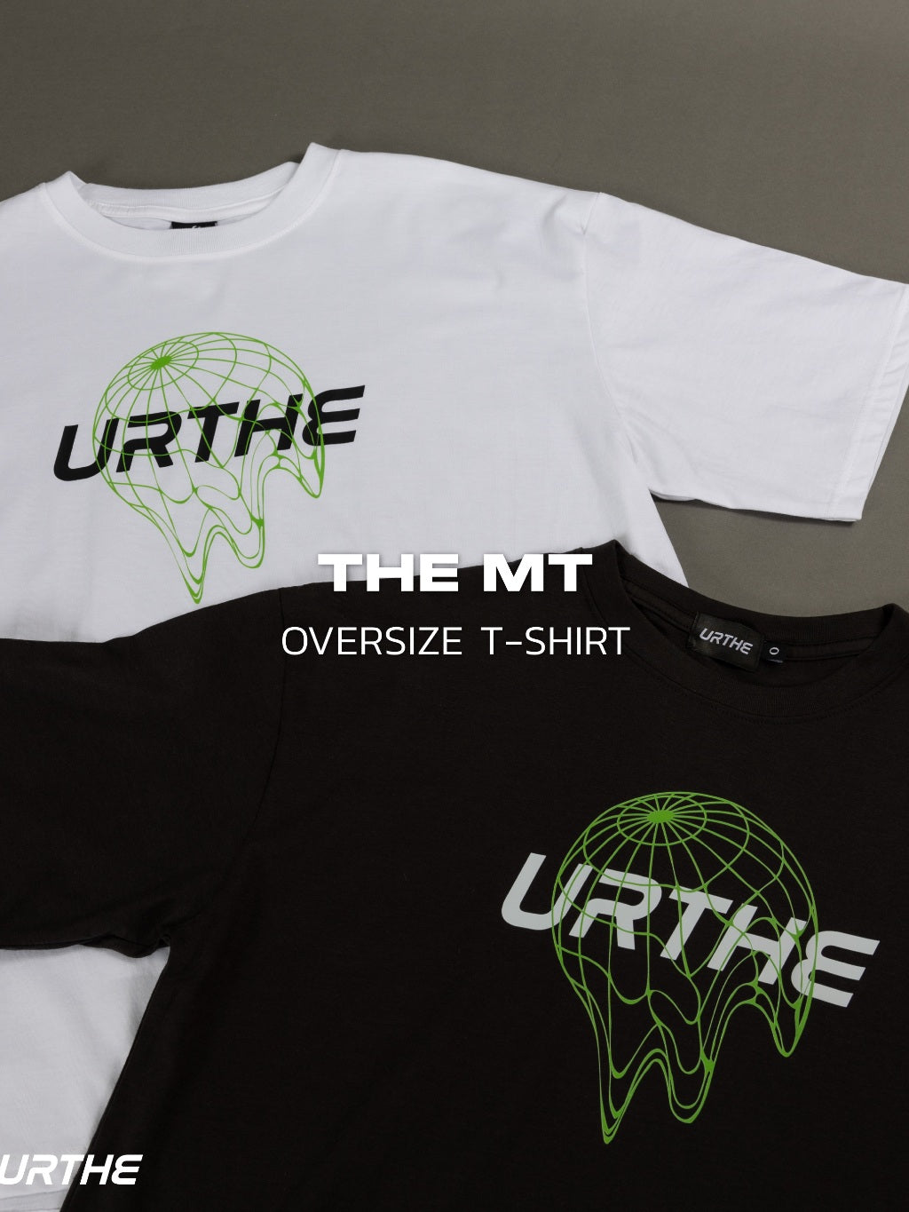 URTHE - เสื้อยืด แขนสั้น OVERSIZE สกรีนลาย รุ่น OVERSIZE DEC