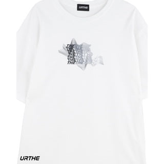 URTHE - เสื้อยืด แขนสั้น UNISEX สกรีนลาย รุ่น DFT DEC