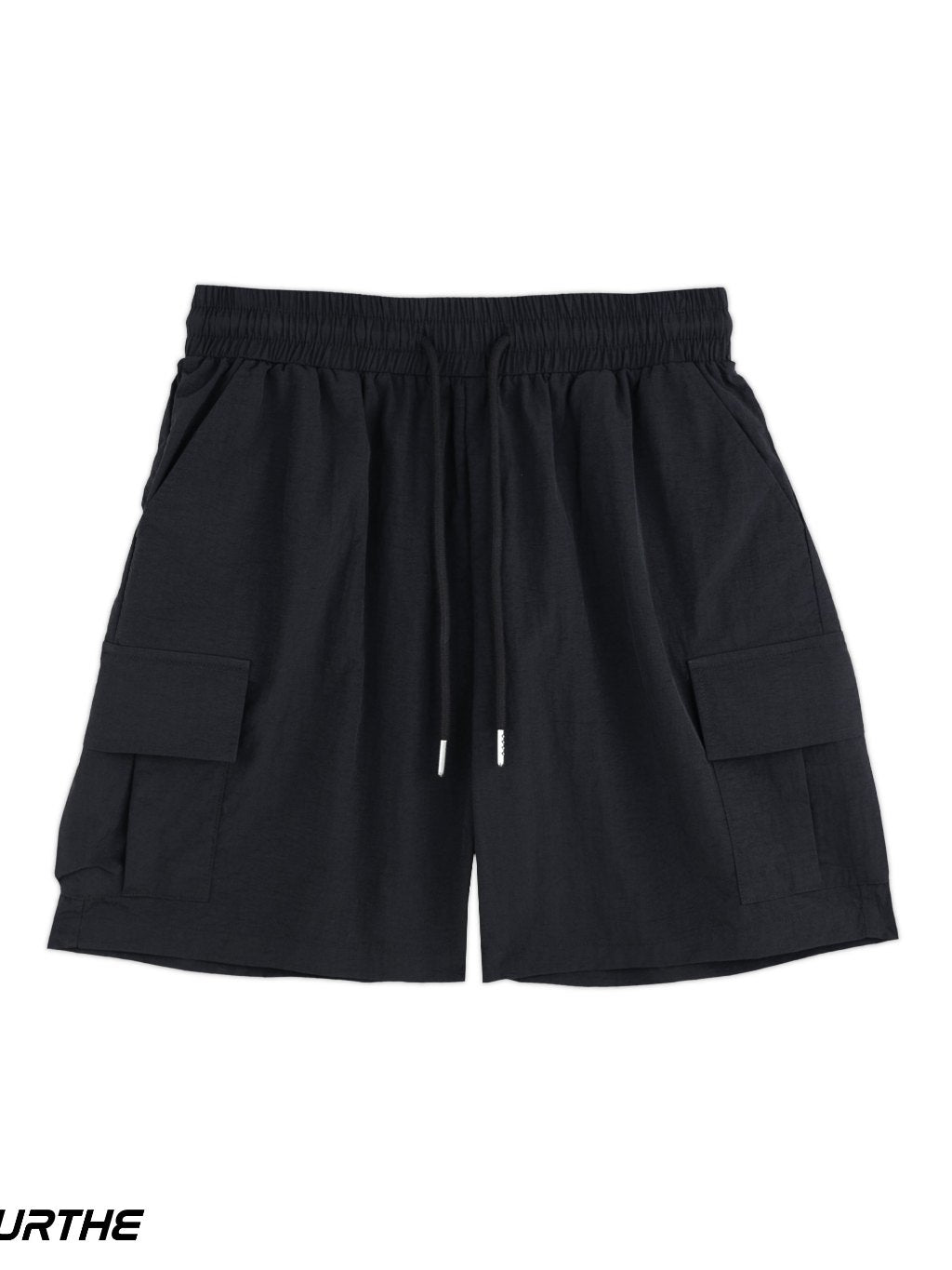 URTHE - กางเกงขาสั้น คาร์โก้ เอวยืด รุ่น CARGO SHORTS