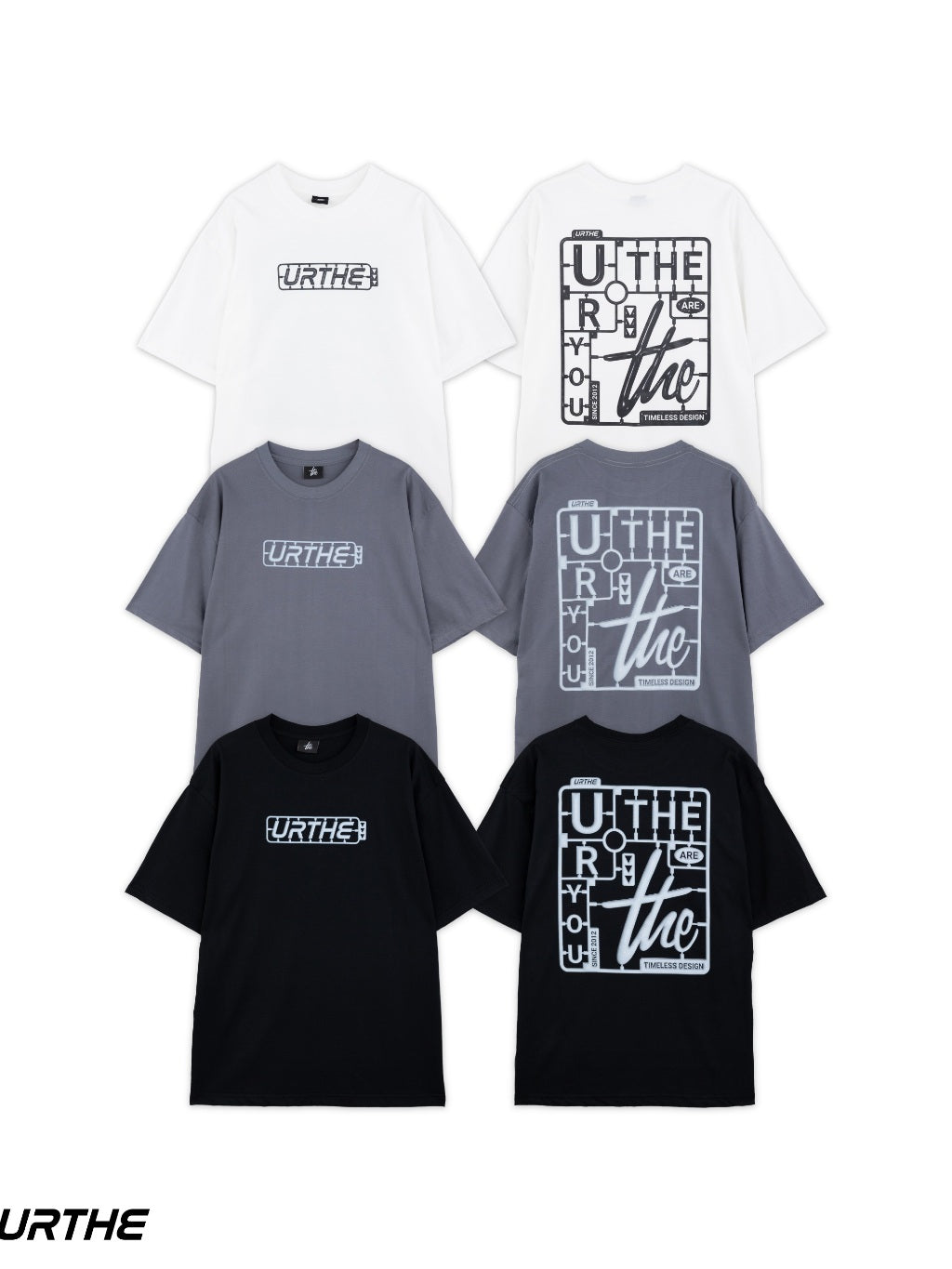 URTHE - เสื้อยืด แขนสั้น สกรีนลาย รุ่น UNISEX OCT