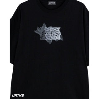 URTHE - เสื้อยืด แขนสั้น UNISEX สกรีนลาย รุ่น DFT DEC