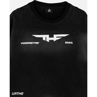 URTHE - เสื้อยืด แขนสั้น สกรีนลาย OVERSIZE รุ่น THE STREET