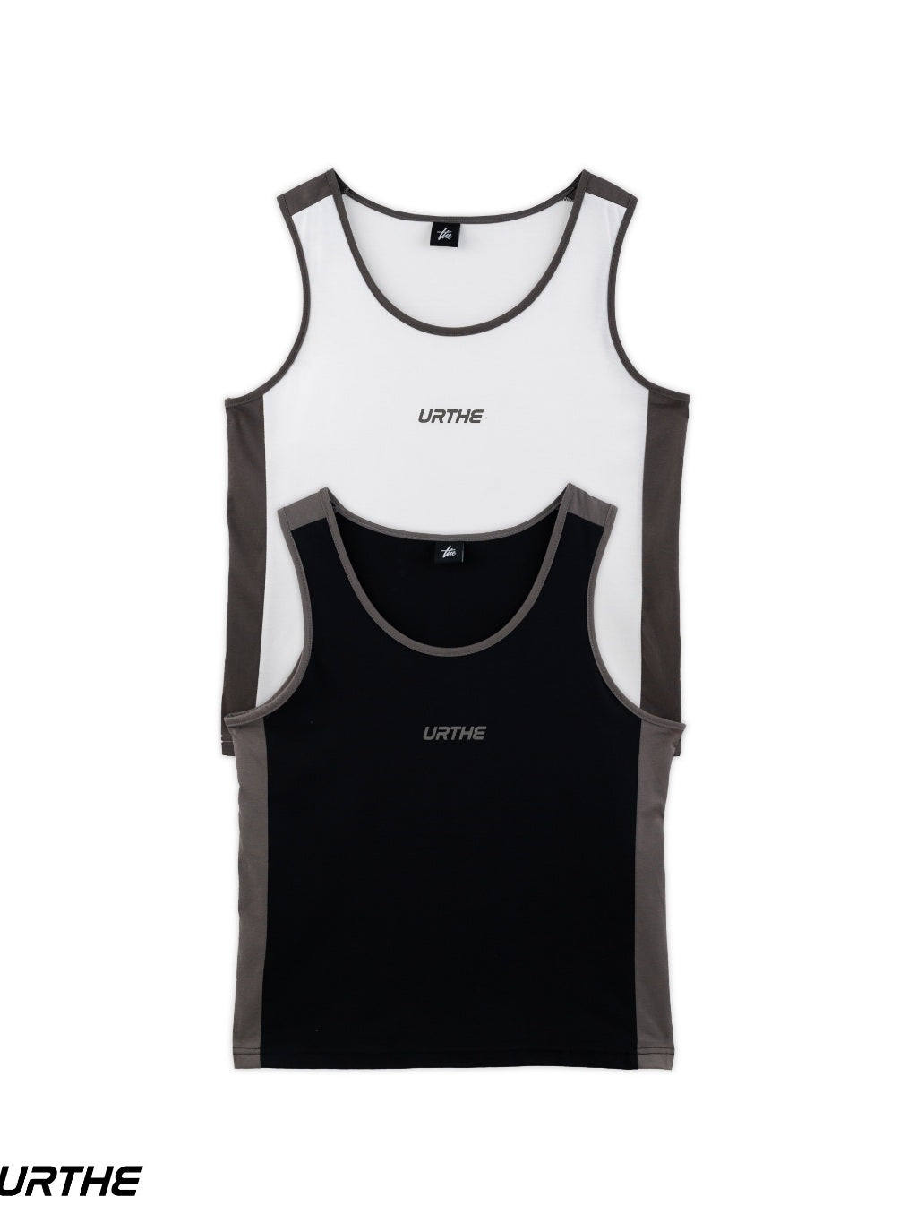 URTHE - เสื้อยืด แขนกุด สกรีนลาย รุ่น TANK TOP CUTOFF