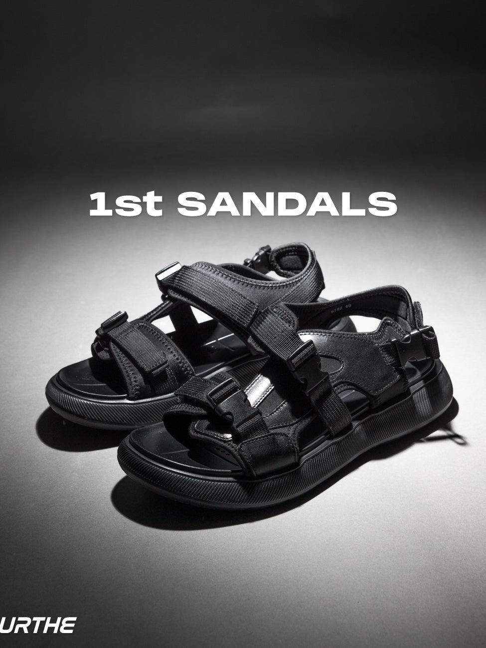 URTHE - รองเท้ารัดส้น หุ้มหนังแท้ รุ่น 1ST SANDALS