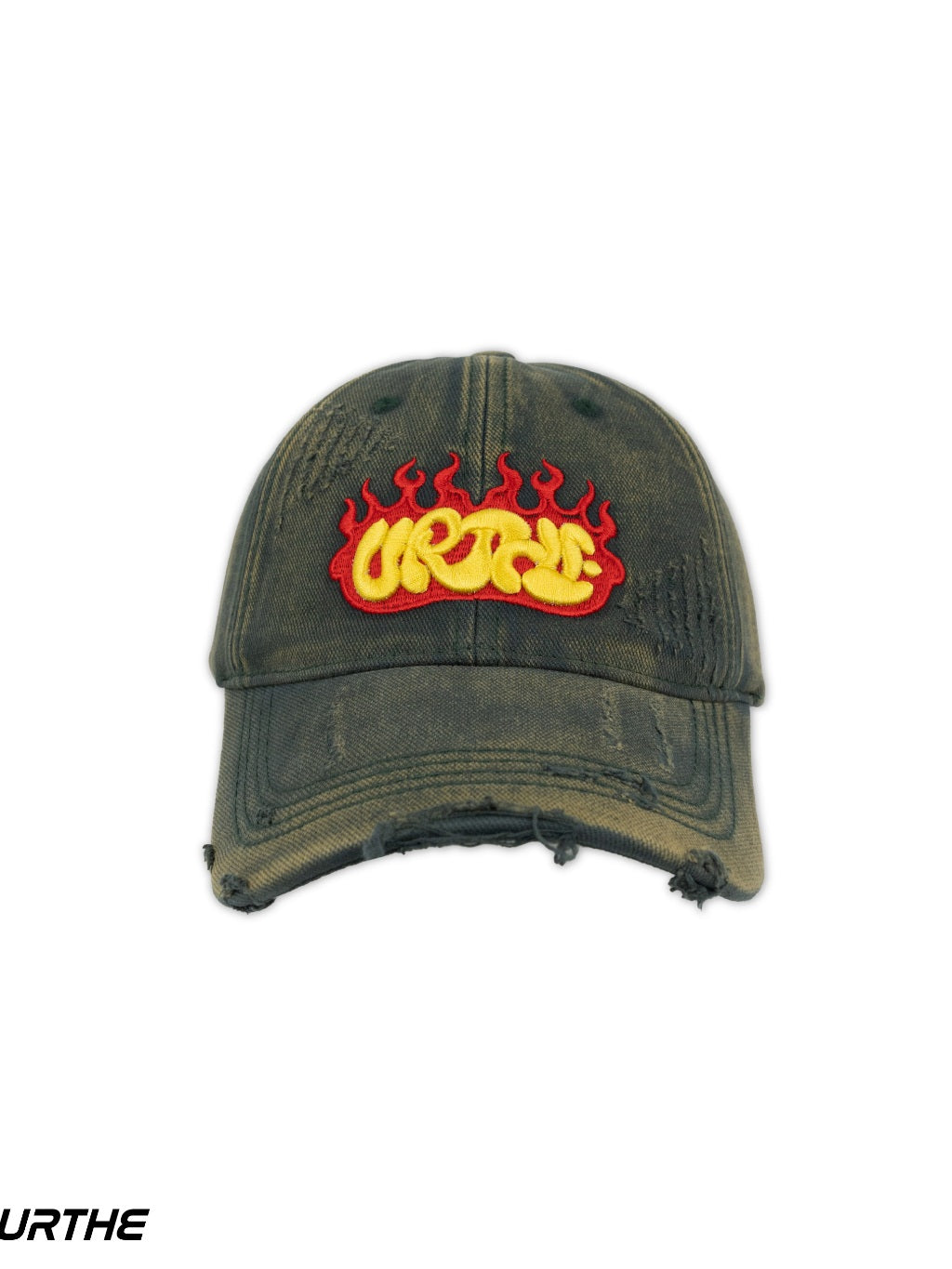 URTHE - หมวกแก๊ป ปักลาย รุ่น FIRE SPIRIT CAP