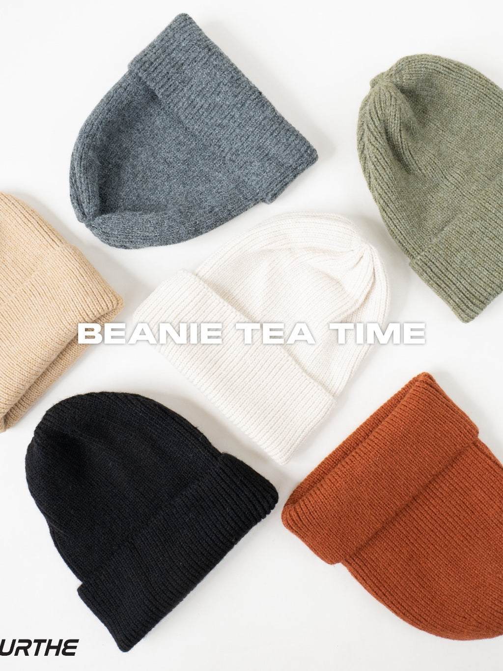 URTHE - หมวกไหมพรม รุ่น BEANIE TEA TIME