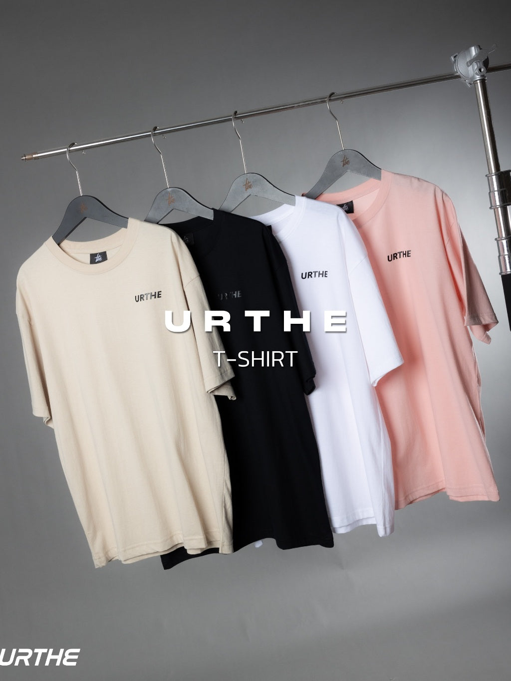 URTHE - เสื้อยืด แขนสั้น สกรีนโลโก้ รุ่น U R T H E