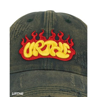 URTHE - หมวกแก๊ป ปักลาย รุ่น FIRE SPIRIT CAP