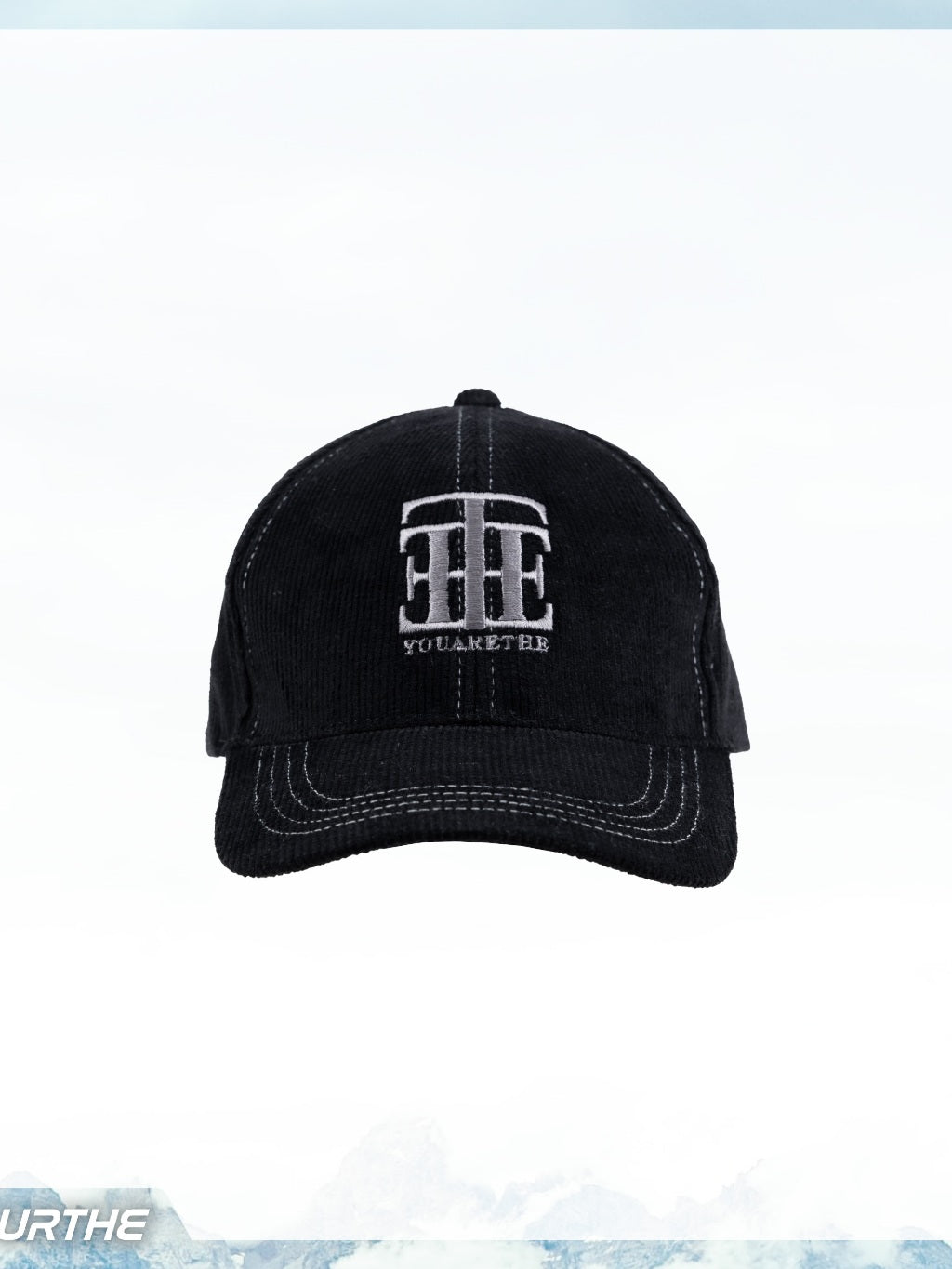 URTHE - หมวกแก๊ป ปักลาย รุ่น SQUARE CAP