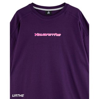 URTHE - เสื้อยืด แขนสั้น OVERSIZE สกรีนลาย 2D รุ่น YOUARETHE 2D 1.0