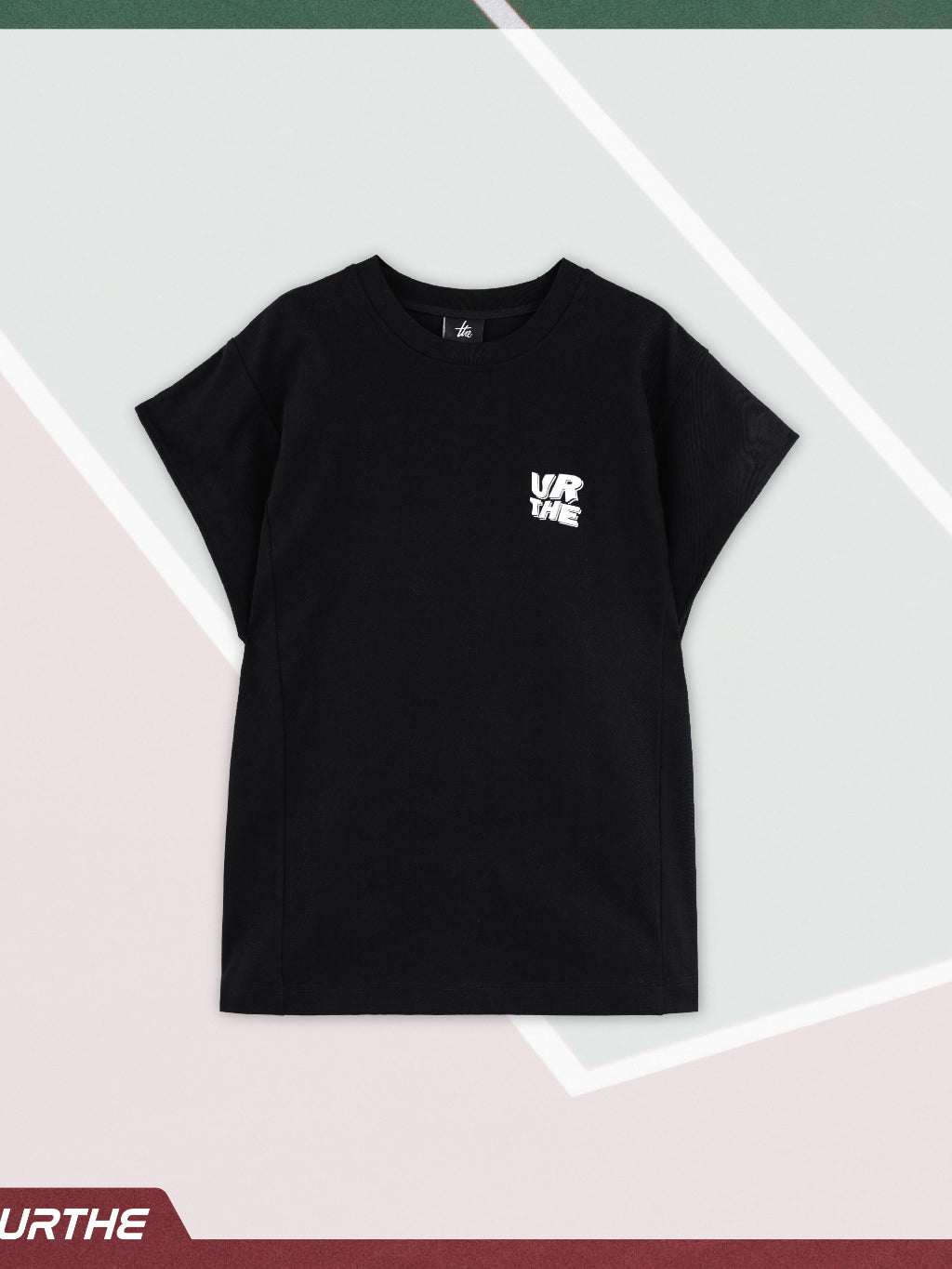 URTHE - เสื้อยืด แขนกุด สกรีนลาย OVERSIZE รุ่น UR SLOPE