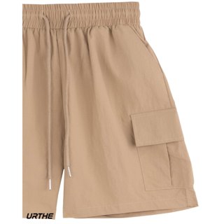 URTHE - กางเกงขาสั้น คาร์โก้ เอวยืด รุ่น CARGO SHORTS