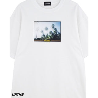 URTHE - เสื้อยืด แขนสั้น UNISEX สกรีนลาย รุ่น DFT DEC